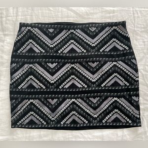 Express Sequin Mini Skirt